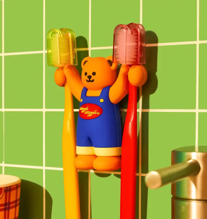 Toothbrush holder - Wiggle Bear